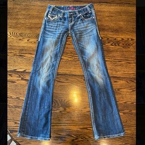 ❤️ BLINGY ROCK AND ROLL COWGIRL JEANS 26x32